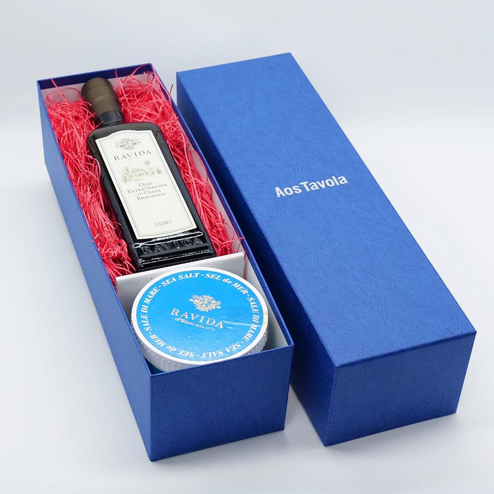 ラヴィダEXVオリーブオイル & ラヴィダ天日海塩 ギフトセット