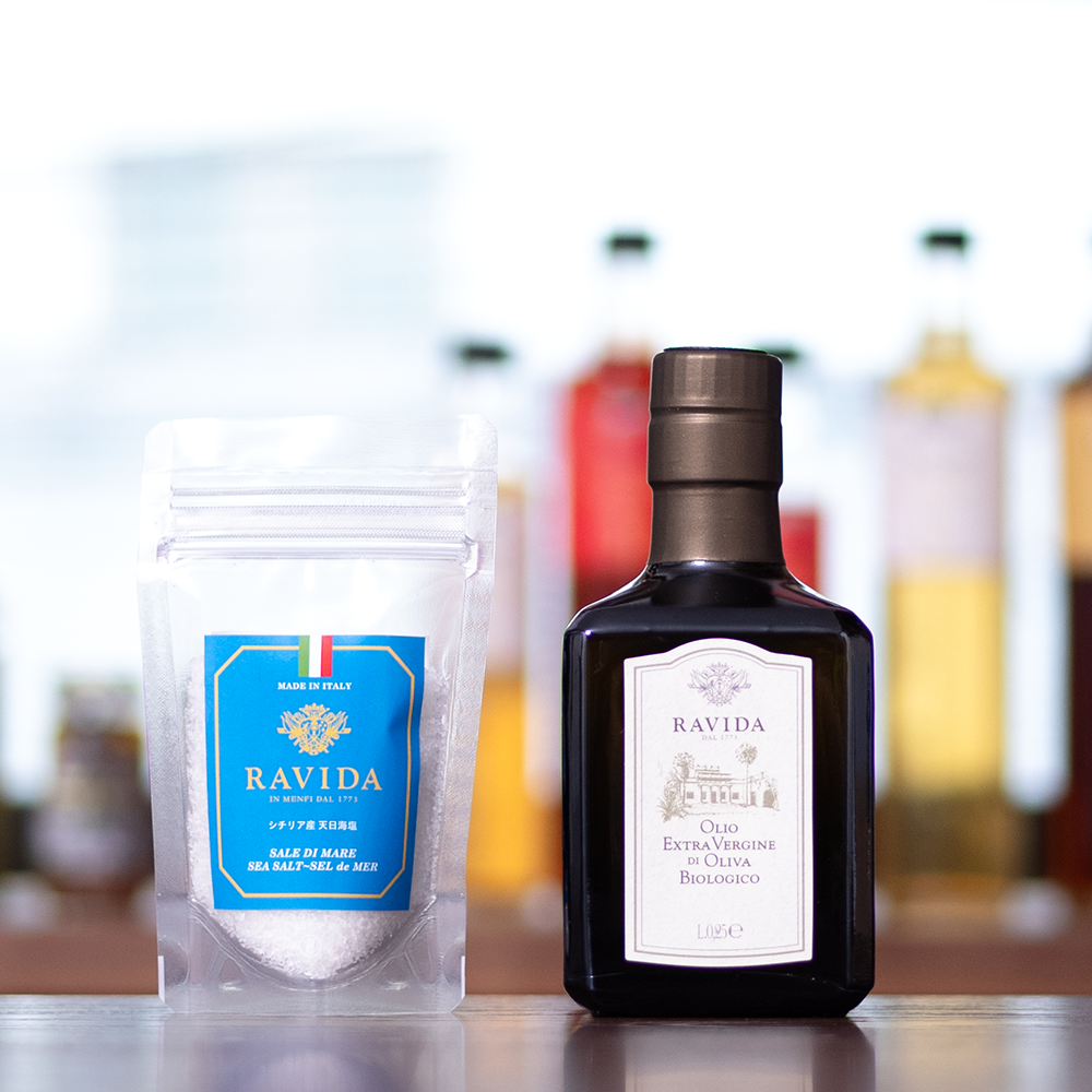 ラヴィダスターターキット ミニサイズ 天日海塩&EXVオリーブオイル