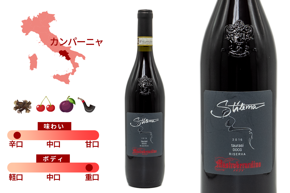 マストロベラルディーノ スティレマ タウラージ リゼルヴァ 2016(送料込)
